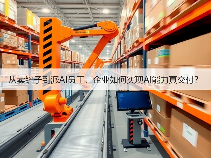 从卖铲子到派AI员工，企业如何实现AI能力真交付？