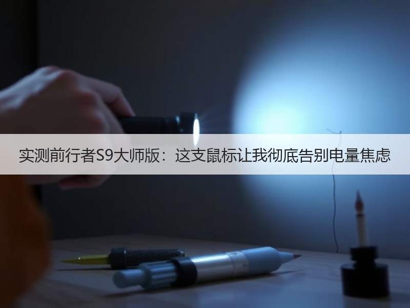 实测前行者S9大师版：这支鼠标让我彻底告别电量焦虑