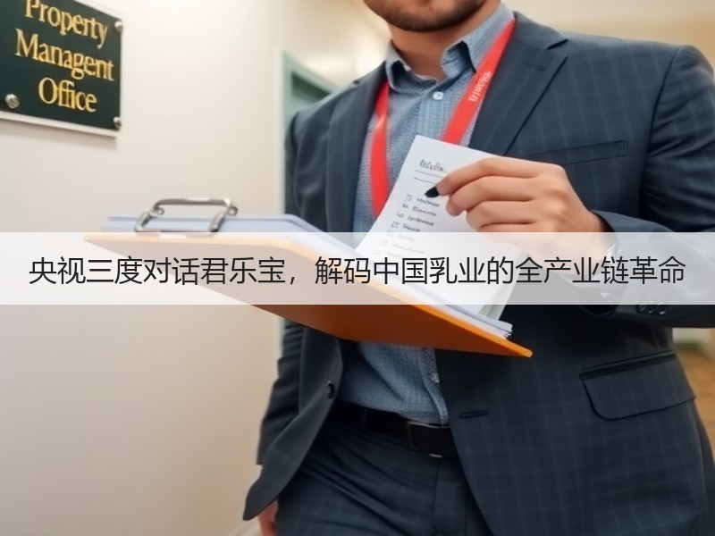 央视三度对话君乐宝，解码中国乳业的全产业链革命