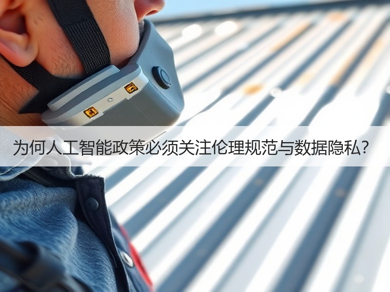 为何人工智能政策必须关注伦理规范与数据隐私？