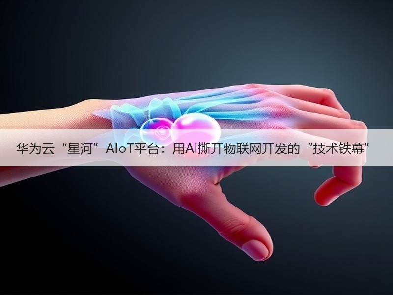 华为云“星河”AIoT平台：用AI撕开物联网开发的“技术铁幕”
