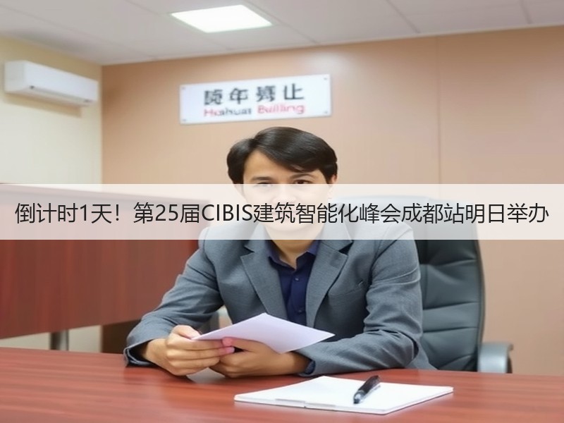 倒计时1天！第25届CIBIS建筑智能化峰会成都站明日举办