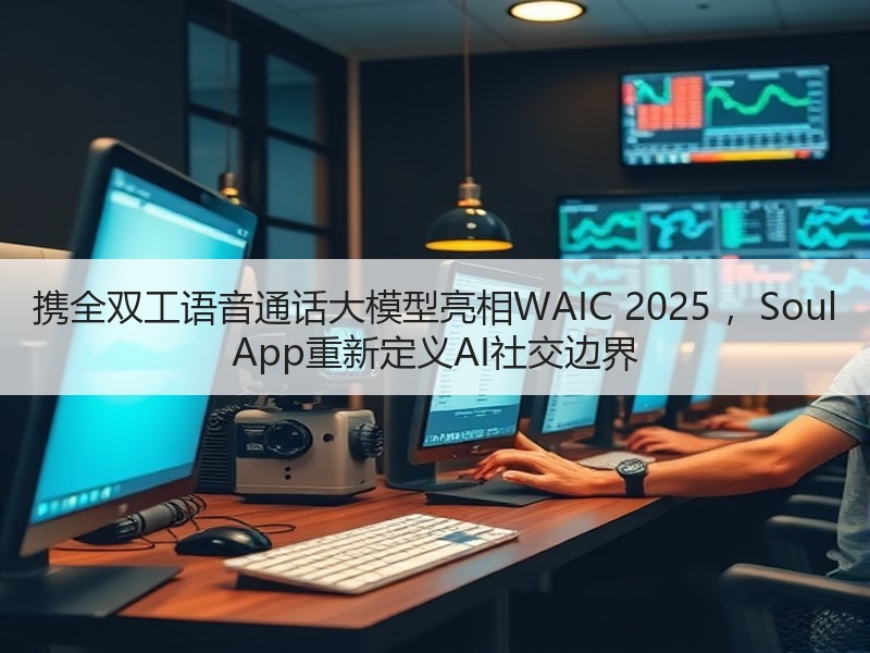 携全双工语音通话大模型亮相WAIC 2025 ，Soul App重新定义AI社交边界