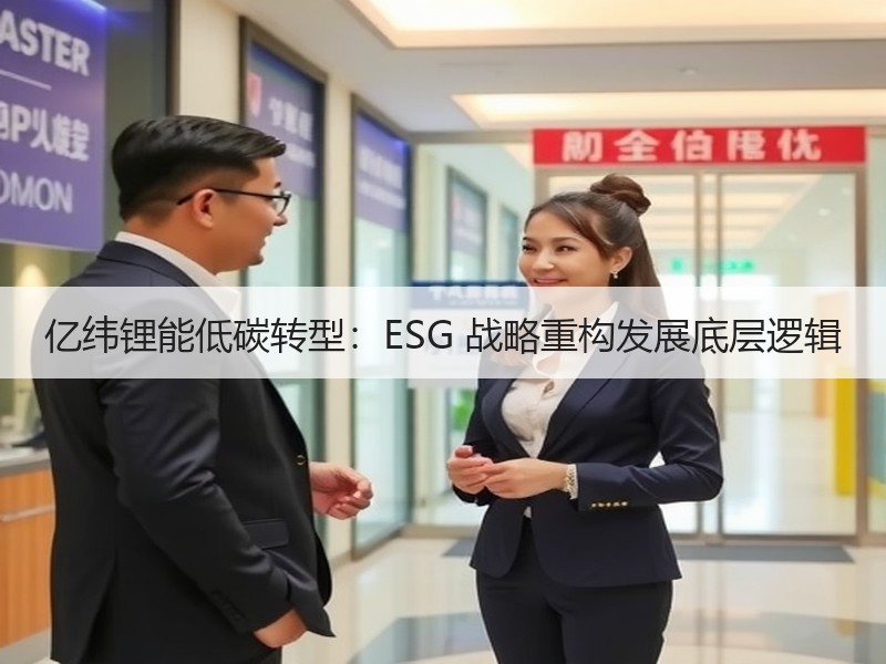 亿纬锂能低碳转型：ESG 战略重构发展底层逻辑