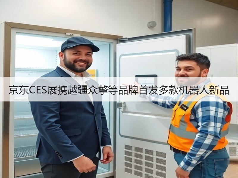 京东CES展携越疆众擎等品牌首发多款机器人新品
