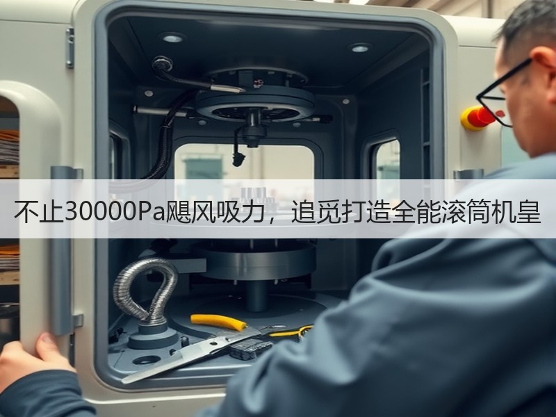 不止30000Pa飓风吸力，追觅打造全能滚筒机皇