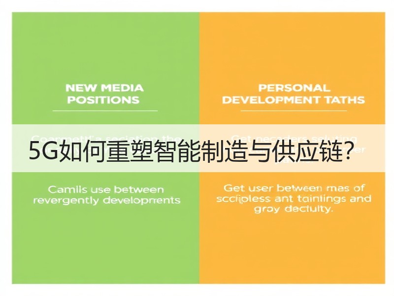 5G如何重塑智能制造与供应链？
