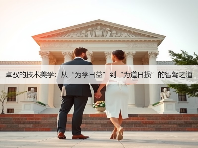 卓驭的技术美学：从“为学日益”到“为道日损”的智驾之道