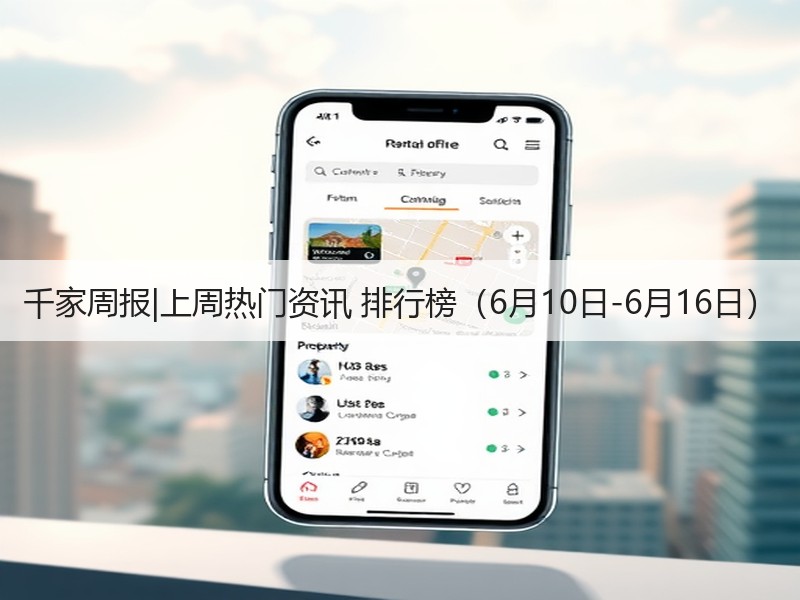 千家周报|上周热门资讯 排行榜（6月10日-6月16日）