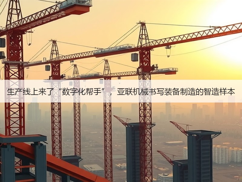 生产线上来了“数字化帮手”，亚联机械书写装备制造的智造样本