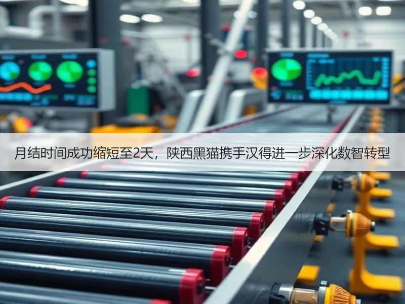 月结时间成功缩短至2天，陕西黑猫携手汉得进一步深化数智转型