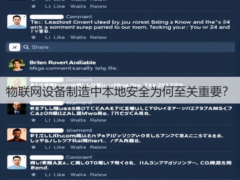 物联网设备制造中本地安全为何至关重要？