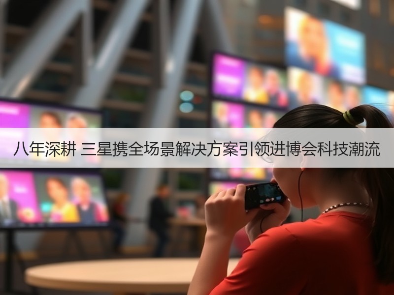 八年深耕 三星携全场景解决方案引领进博会科技潮流