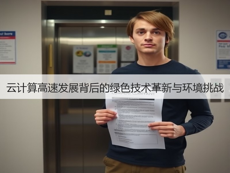 云计算高速发展背后的绿色技术革新与环境挑战
