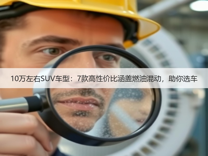 10万左右SUV车型：7款高性价比涵盖燃油混动，助你选车