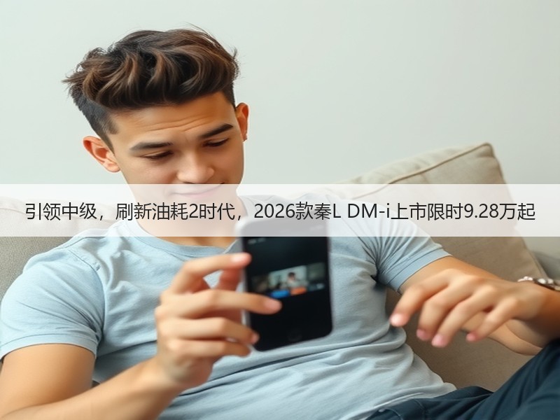 引领中级，刷新油耗2时代，2026款秦L DM-i上市限时9.28万起
