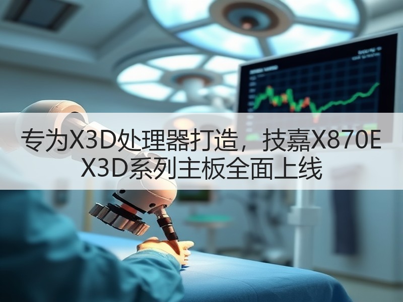 专为X3D处理器打造，技嘉X870E X3D系列主板全面上线