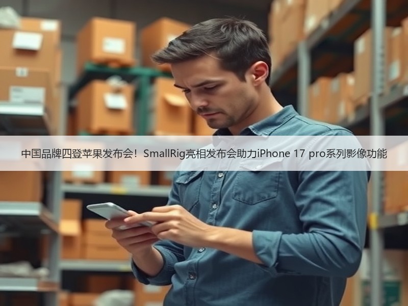 中国品牌四登苹果发布会！SmallRig亮相发布会助力iPhone 17 pro系列影像功能