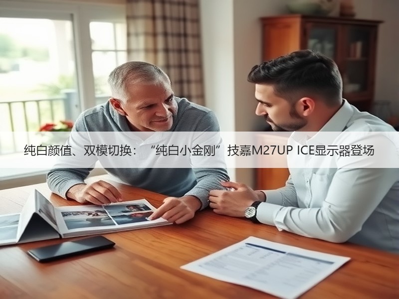 纯白颜值、双模切换：“纯白小金刚”技嘉M27UP ICE显示器登场