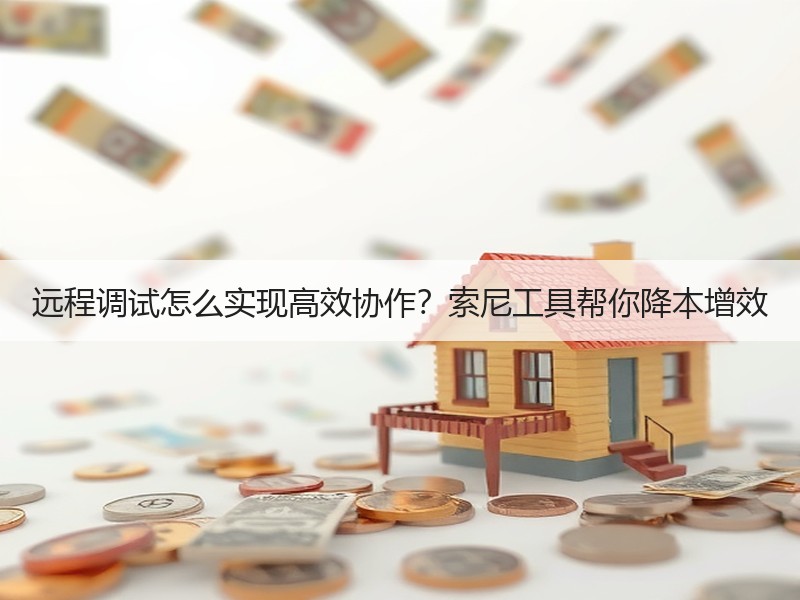 远程调试怎么实现高效协作？索尼工具帮你降本增效