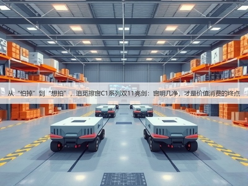 从“怕掉”到“想拍”，追觅擦窗C1系列双11亮剑：窗明几净，才是价值消费的终点
