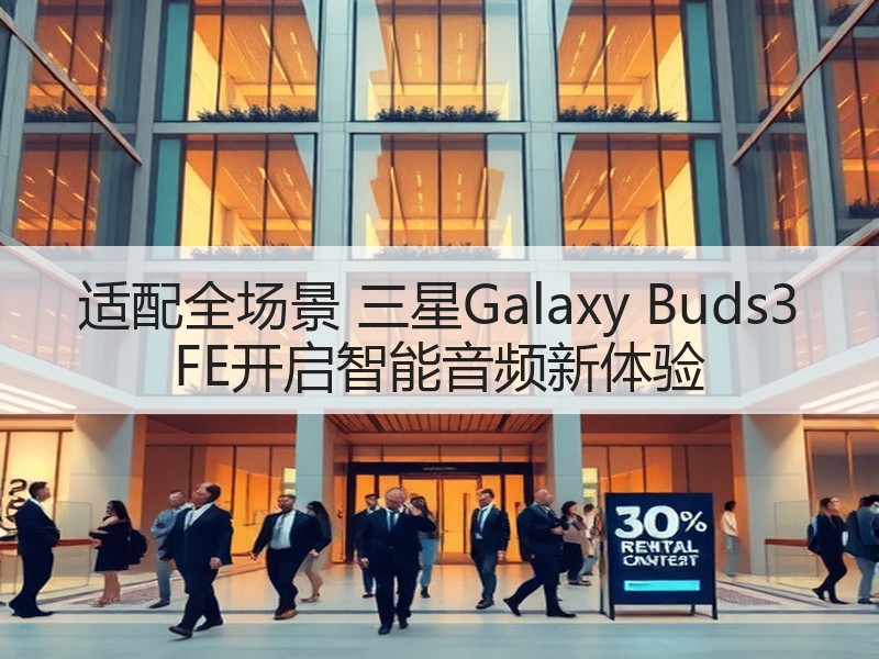 适配全场景 三星Galaxy Buds3 FE开启智能音频新体验