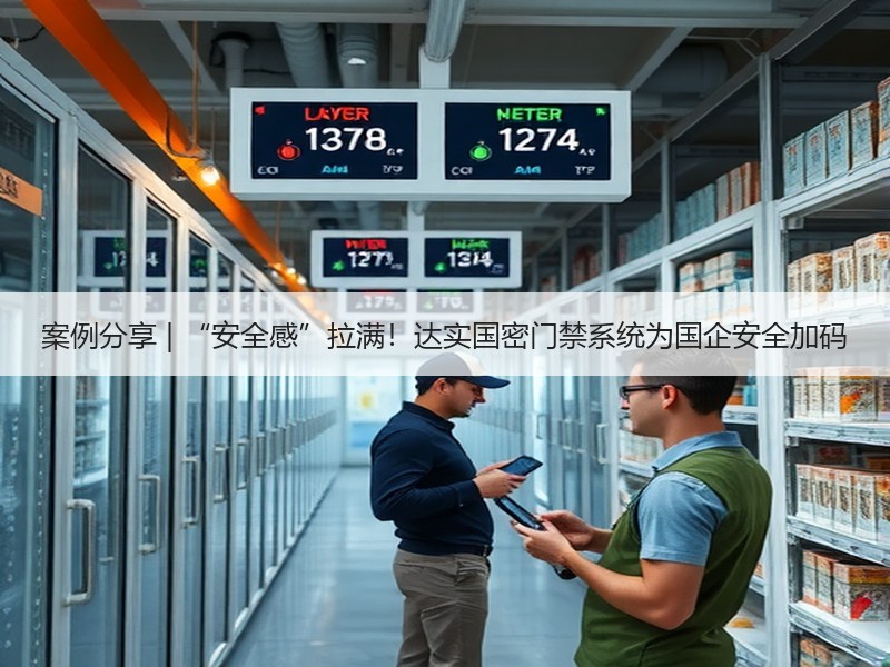 案例分享 | “安全感”拉满！达实国密门禁系统为国企安全加码