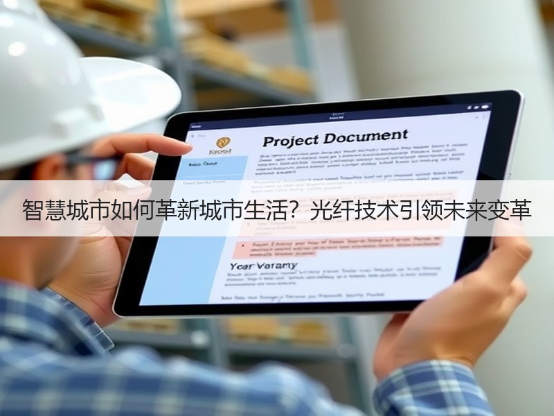 智慧城市如何革新城市生活？光纤技术引领未来变革