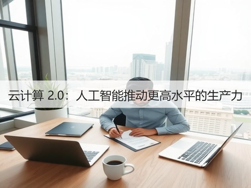云计算 2.0：人工智能推动更高水平的生产力