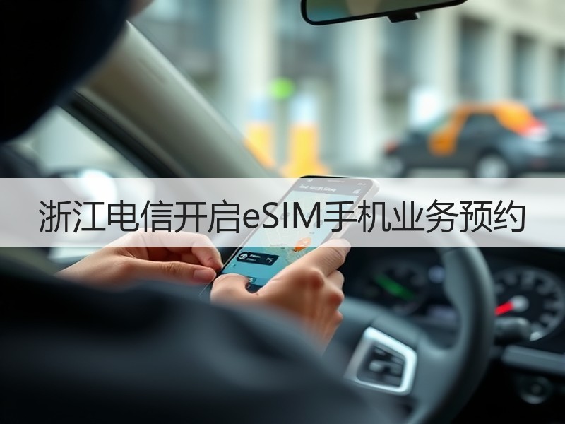 浙江电信开启eSIM手机业务预约