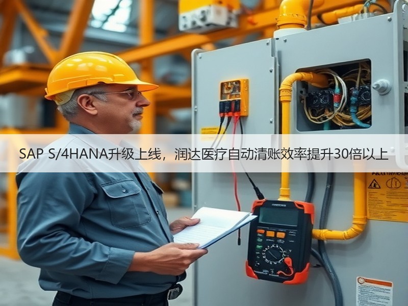 SAP S/4HANA升级上线，润达医疗自动清账效率提升30倍以上