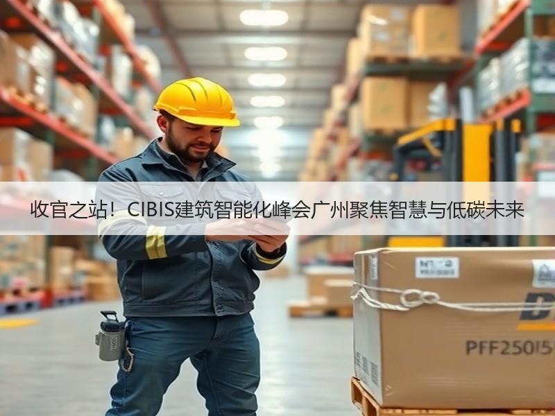收官之站！CIBIS建筑智能化峰会广州聚焦智慧与低碳未来