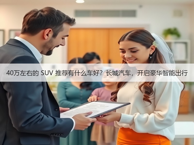 40万左右的 SUV 推荐有什么车好？长城汽车，开启豪华智能出行