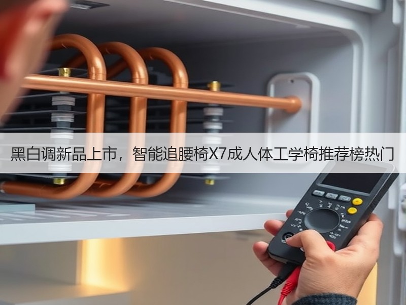 黑白调新品上市，智能追腰椅X7成人体工学椅推荐榜热门