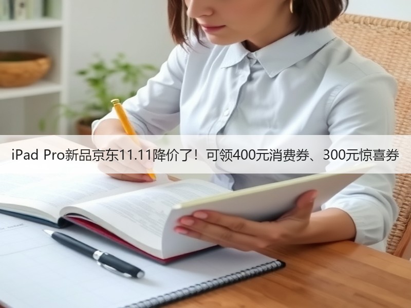iPad Pro新品京东11.11降价了！可领400元消费券、300元惊喜券