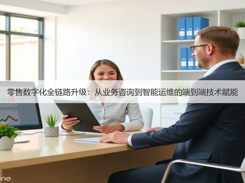 零售数字化全链路升级：从业务咨询到智能运维的端到端技术赋能