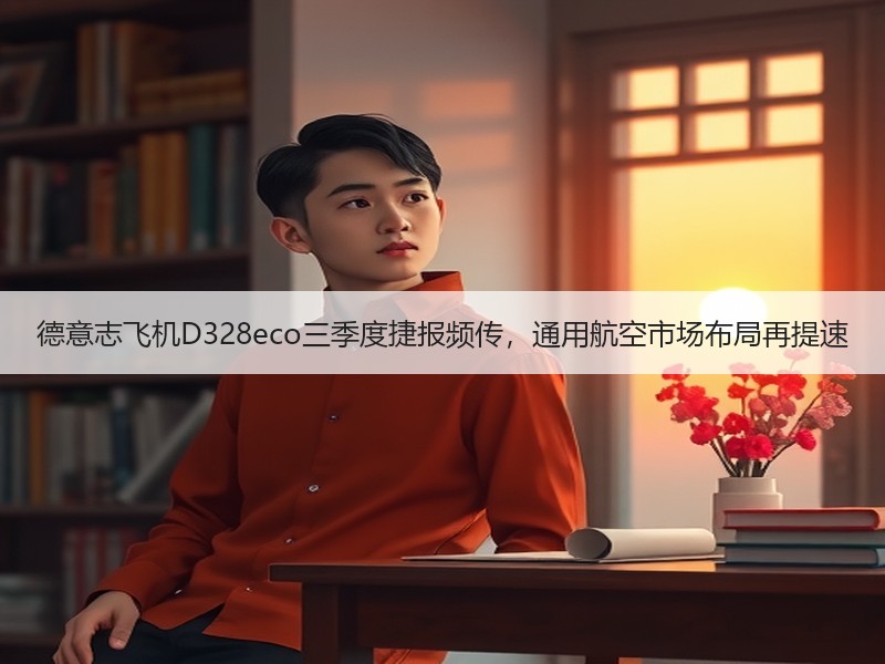 德意志飞机D328eco三季度捷报频传，通用航空市场布局再提速