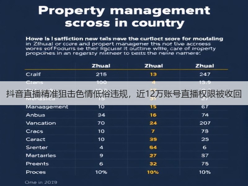 抖音直播精准狙击色情低俗违规，近12万账号直播权限被收回