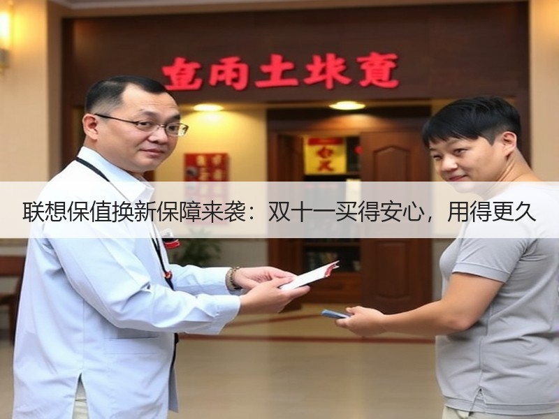 联想保值换新保障来袭：双十一买得安心，用得更久