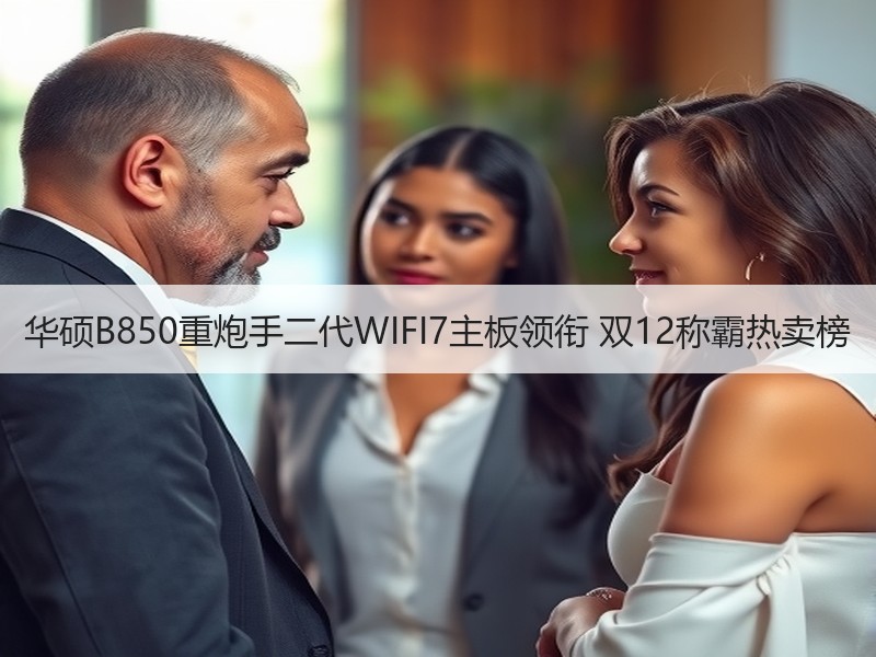 华硕B850重炮手二代WIFI7主板领衔 双12称霸热卖榜