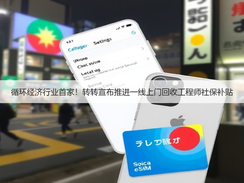 循环经济行业首家！转转宣布推进一线上门回收工程师社保补贴