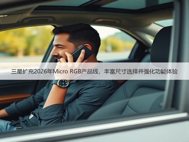 三星扩充2026年Micro RGB产品线，丰富尺寸选择并强化功能体验