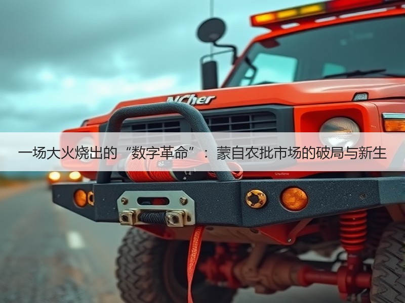一场大火烧出的“数字革命”：蒙自农批市场的破局与新生