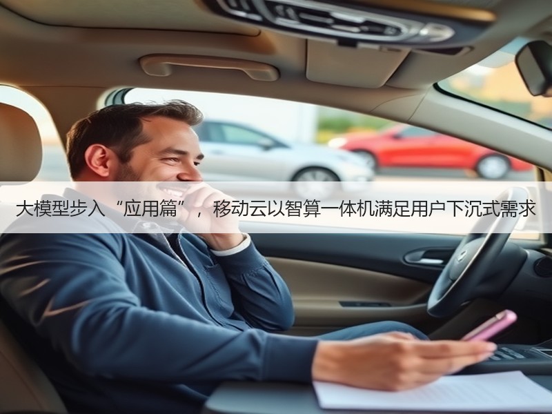 大模型步入“应用篇”，移动云以智算一体机满足用户下沉式需求