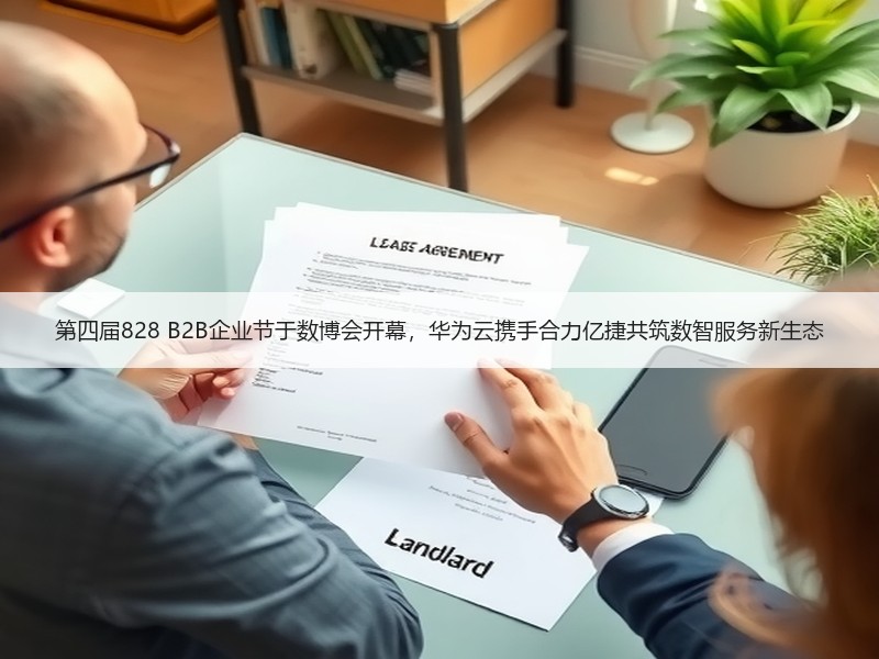 第四届828 B2B企业节于数博会开幕，华为云携手合力亿捷共筑数智服务新生态