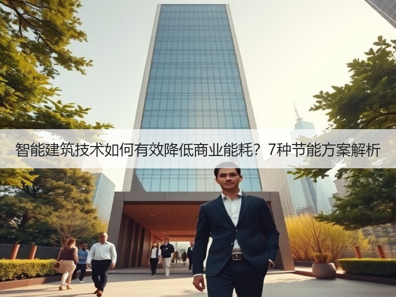 智能建筑技术如何有效降低商业能耗？7种节能方案解析