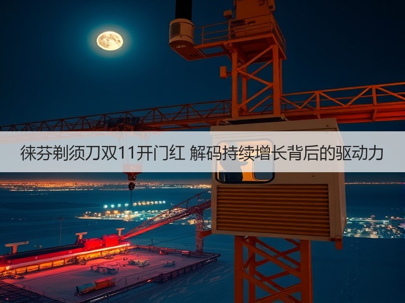 徕芬剃须刀双11开门红 解码持续增长背后的驱动力