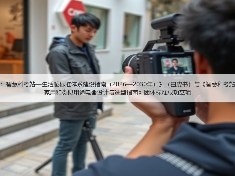 《卷一：智慧科考站—生活舱标准体系建设指南（2026—2030年）》（白皮书）与《智慧科考站生活舱 家用和类似用途电器设计与选型指南》团体标准成功立项