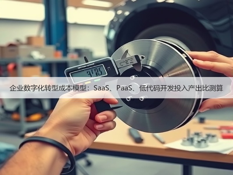 企业数字化转型成本模型：SaaS、PaaS、低代码开发投入产出比测算