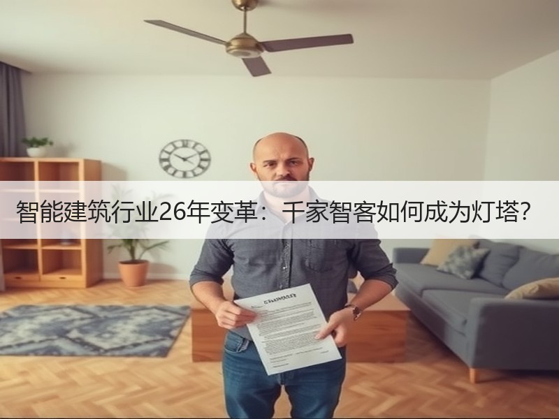 智能建筑行业26年变革：千家智客如何成为灯塔？